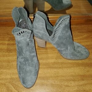 Vince Camuto Gray 'fileana' Split Shaft Booties